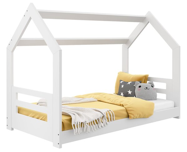 Łóżko Domek dziecięce 160x80 dla dzieci białe D2B