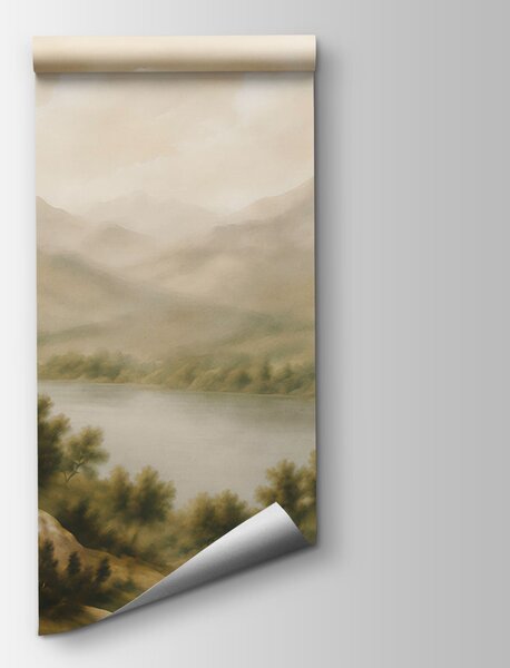 Fototapeta Obraz przedstawiający jezioro i góry, Fototapety Natura, Popularne Fototapety, t00862 - Tapeko.pl