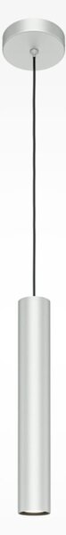 Srebrna smukła lampa wisząca walec 40cm Maytoni MOD161PL-01CM1 Pro Focus GU10 6cm