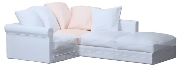 Pokrowiec na sekcję narożną Grönlid kolor różowy tkanina strukturalna