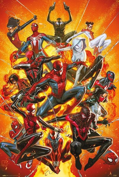Plakat, Obraz Marvel - Spider-Verse, (61 x 91.5 cm)