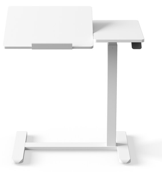 Stolik pod laptopa mobilny, regulowany, wielofunkcyjny, biały: BILL