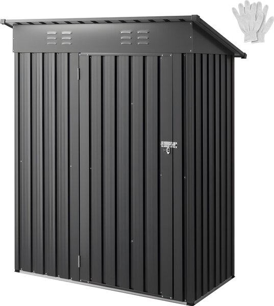 Metalowa Szopa Narzdziowa Vevor Zamykana Drzwi 1533X876X1815Mm Solidna