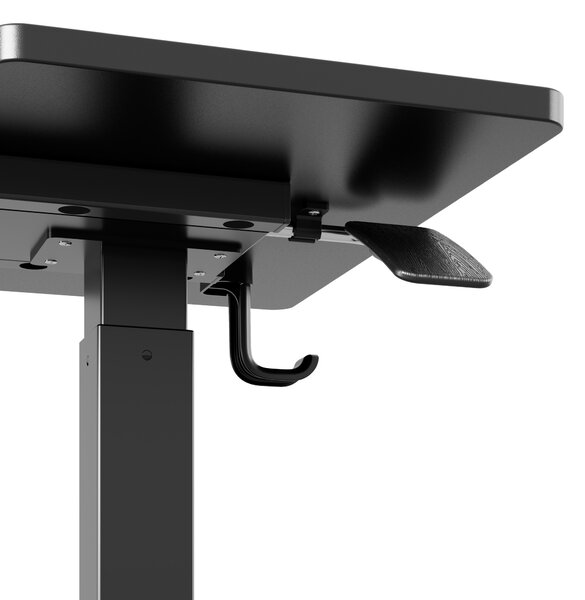 Stolik pod laptopa regulowany, mobilny, wielofunkcyjny, czarny: BILL