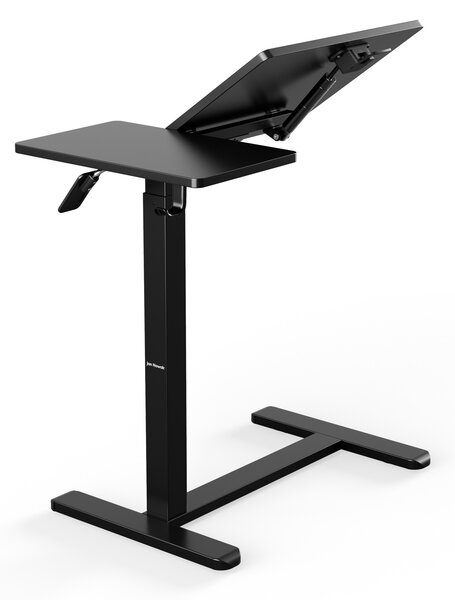 Stolik pod laptopa regulowany, mobilny, wielofunkcyjny, czarny: BILL