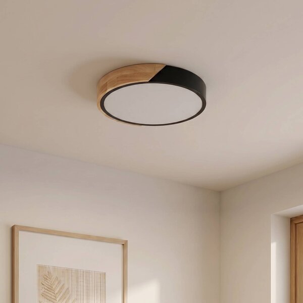 Lampa sufitowa Lynorri PRIOS, czarny, salon / jadalnia, tworzywo sztuczne, nowoczesny
