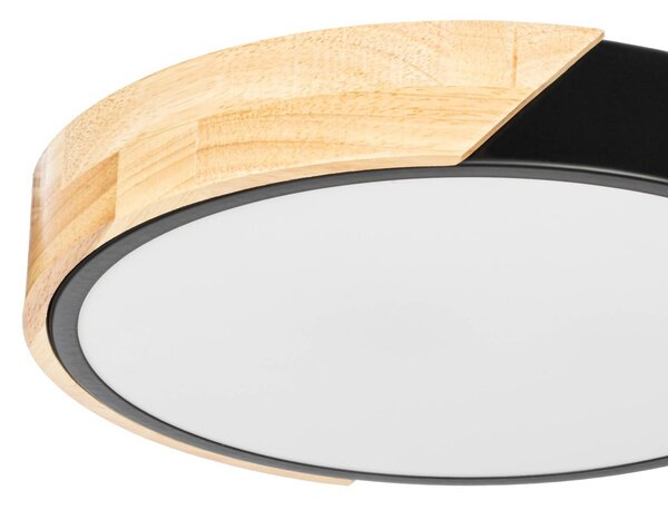 Lampa sufitowa Lynorri PRIOS, czarny, salon / jadalnia, tworzywo sztuczne, nowoczesny