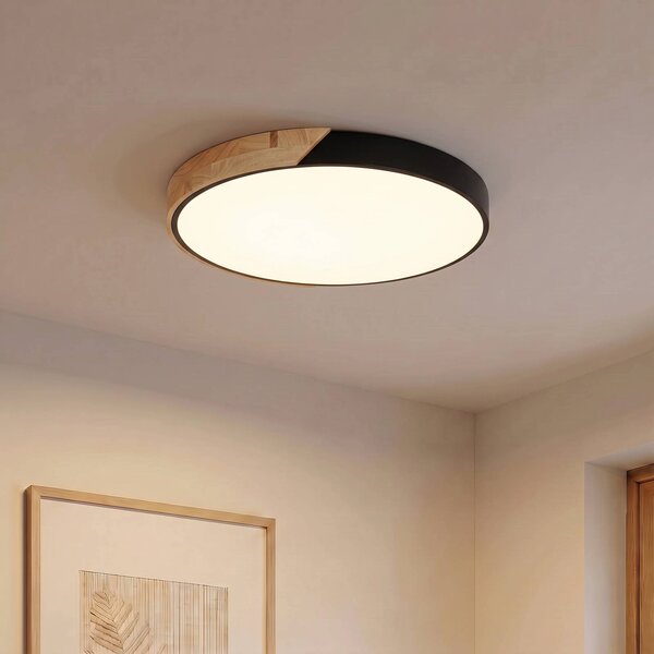 Lampa sufitowa Lynorri PRIOS, czarny, salon / jadalnia, tworzywo sztuczne, nowoczesny