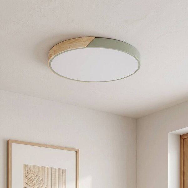 Lampa sufitowa Lynorri PRIOS, zielony, salon / jadalnia, tworzywo sztuczne, nowoczesny