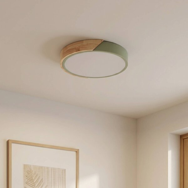 Lampa sufitowa Lynorri PRIOS, zielony, salon / jadalnia, tworzywo sztuczne, nowoczesny