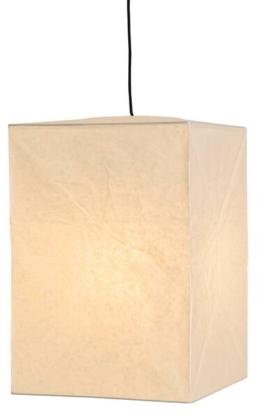 HAY Klosz lampy Cube, wysokość 55 cm, biały, papier Cube, biały / opal, papier / lunolit / lunopal, design