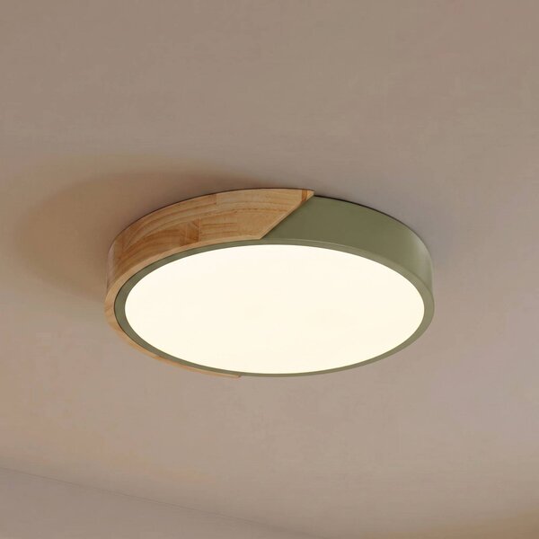 Lampa sufitowa Lynorri PRIOS, zielony, salon / jadalnia, tworzywo sztuczne, nowoczesny
