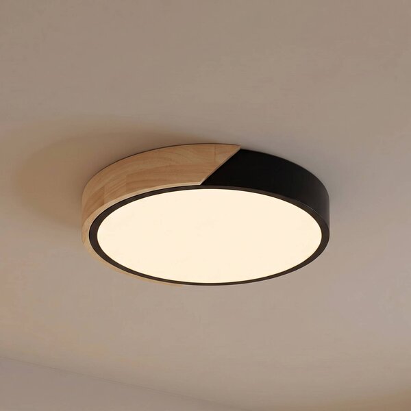 Lampa sufitowa Lynorri PRIOS, czarny, salon / jadalnia, tworzywo sztuczne, nowoczesny