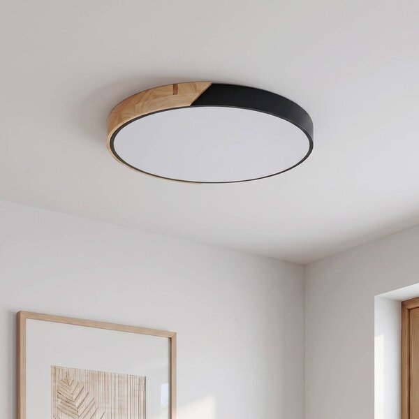 Lampa sufitowa Lynorri PRIOS, czarny, salon / jadalnia, tworzywo sztuczne, nowoczesny