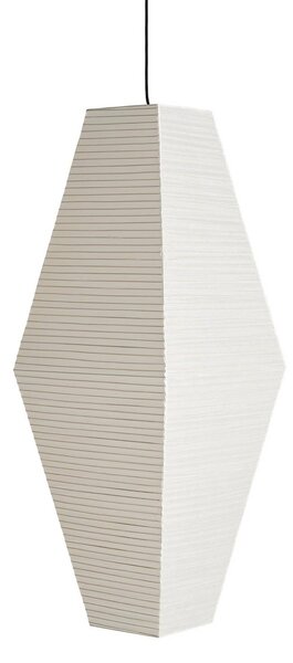 HAY Klosz lampy Prism, wysokość 110 cm, biały, papier Prism, biały / opal, papier / lunolit / lunopal, design