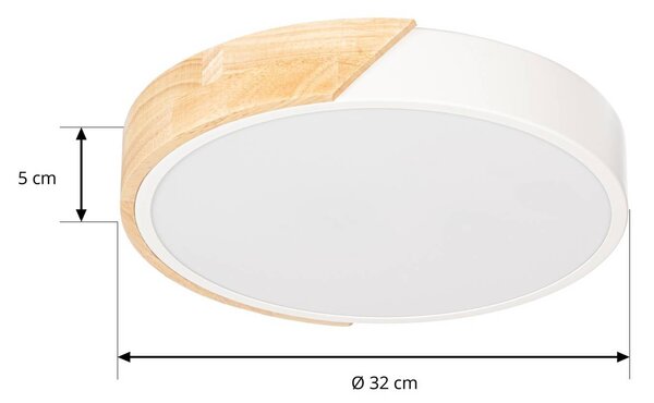 Lampa sufitowa Lynorri PRIOS, biały / opal, salon / jadalnia, tworzywo sztuczne, nowoczesny