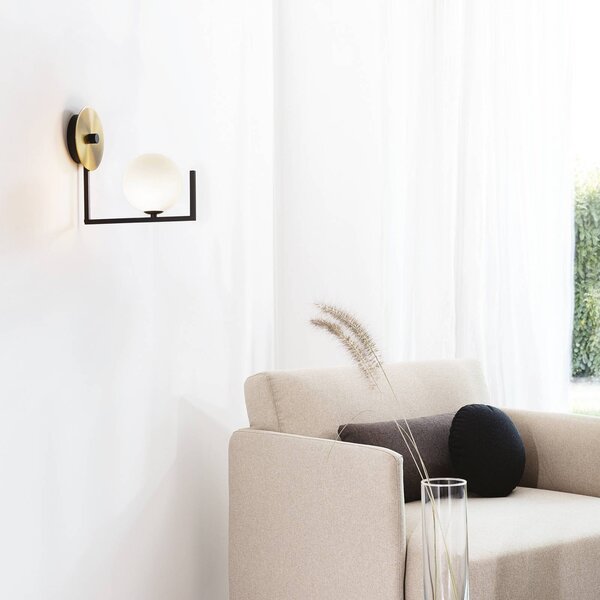 IDEAL LUX Kinkiet Birds, czarny, salon / jadalnia, metal, nowoczesny