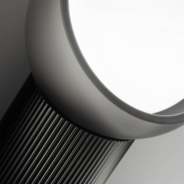 IDEAL LUX Lampa stołowa Bloom, czarny, salon / jadalnia, metal, nowoczesny