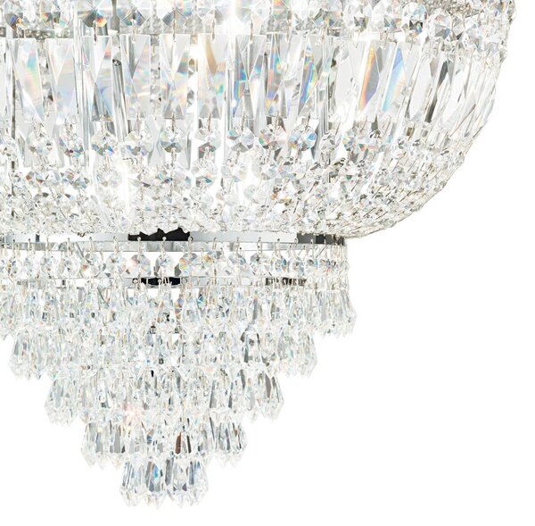 IDEAL LUX Kinkiet Dubai, możliwość ściemniania, chromowy / srebrny, salon / jadalnia, metal