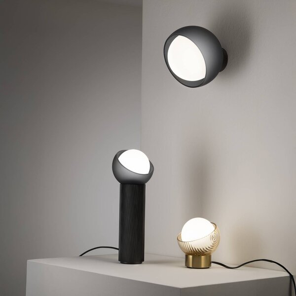 IDEAL LUX Lampa stołowa Bloom, mosiężny / złoty, salon / jadalnia, metal, nowoczesny