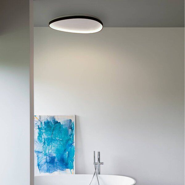 IDEAL LUX Lampa sufitowa Gemini, czarny, salon / jadalnia, metal, nowoczesny