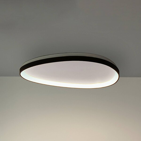 IDEAL LUX Lampa sufitowa Gemini, czarny, salon / jadalnia, metal, nowoczesny