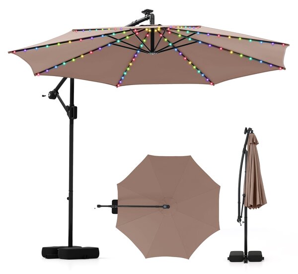 Parasol ogrodowy z LED