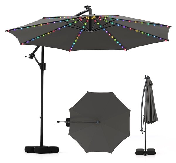 Parasol ogrodowy z LED