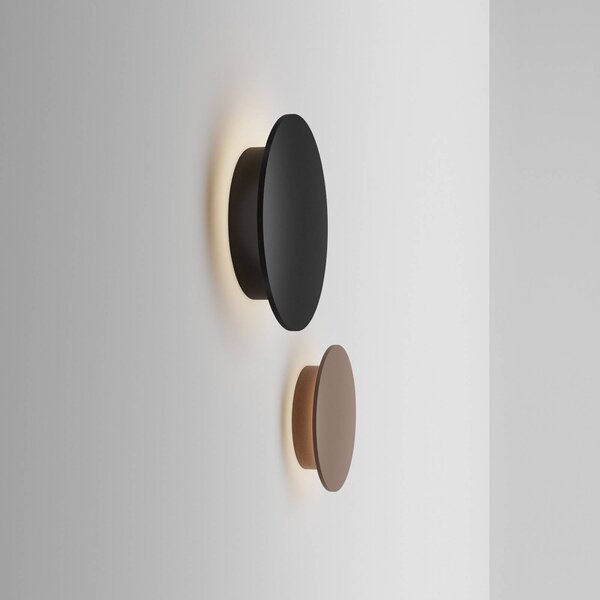 IDEAL LUX Kinkiet zewnętrzny LED Punto, czarny, metal, nowoczesny