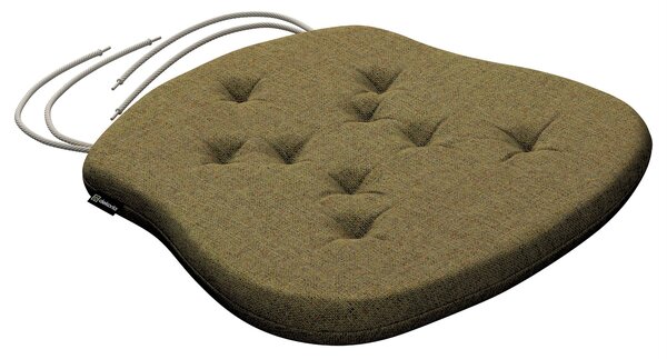 Poduszka na krzesło Filip kolor zielony tkanina strukturalna
