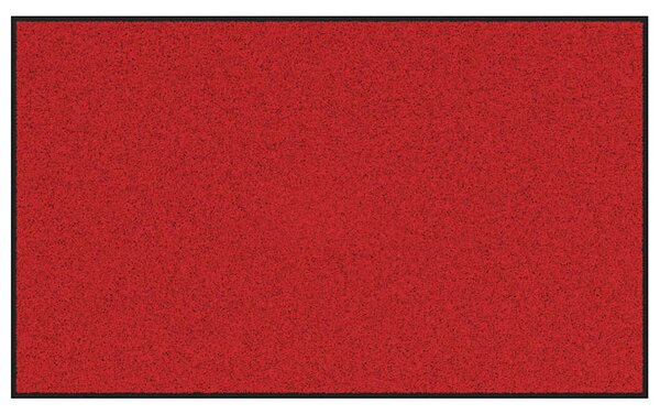 Dywanik wejściowy Czerwony i Czarny 90 x 150 cm 100% poliamid