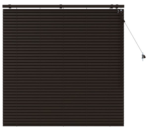 Żaluzja wenecka Ciemny brąz 125 x 130 cm 35 mm
