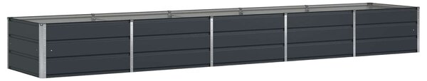 Donica Antracyt 400 x 80 x 45 cm Stal