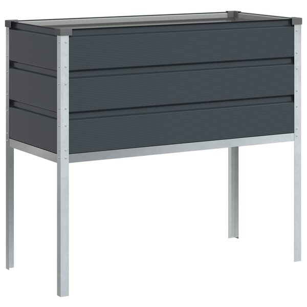 Donica Antracyt 100 x 45 x 90 cm Stal Galwanizowana