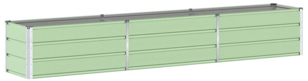 Donica Pastelowa Zieleń 290 x 50 x 45 cm Stal Galwanizowana