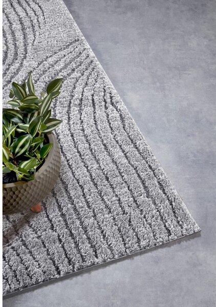 Szary chodnik 80x240 cm Pigment Light Grey – Elle Decoration