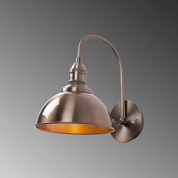 Kinkiet w kolorze mosiądzu ø 21 cm Varzan – Opviq lights