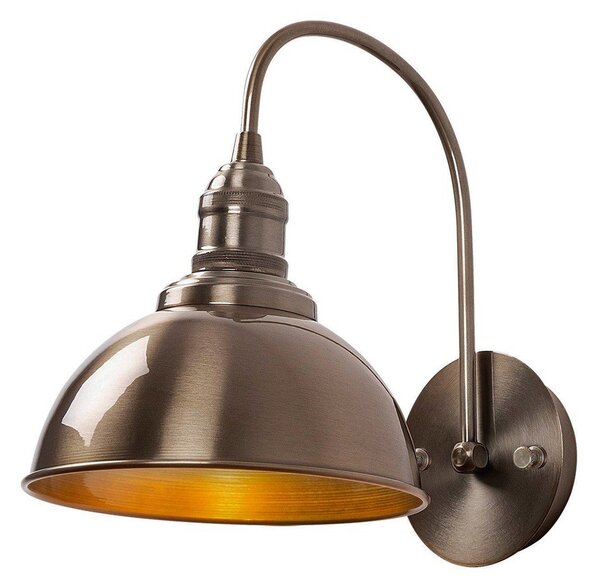 Kinkiet w kolorze mosiądzu ø 21 cm Varzan – Opviq lights