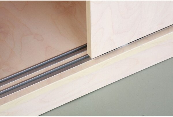 Szafa przesuwna ARRISTO LUX, 800 x 400 x 1836 mm, brzoza