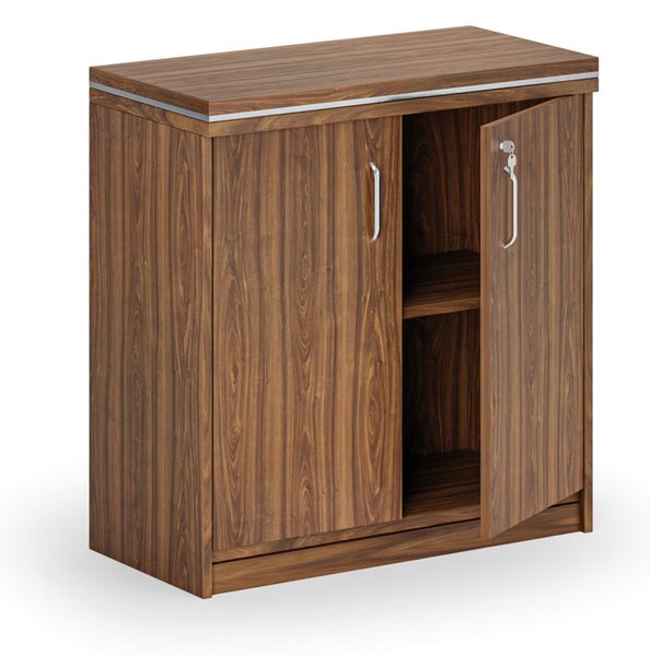 Szafka biurowa ARRISTO LUX, 800 x 400 x 836 mm, orzech