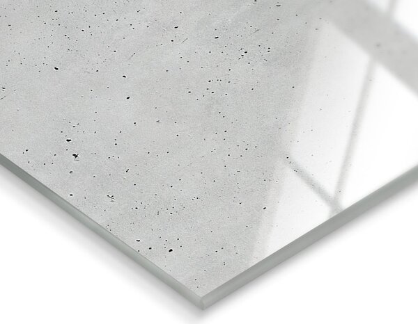 Zegar ścienny Styler Glassclock Concrete, 20x60 cm