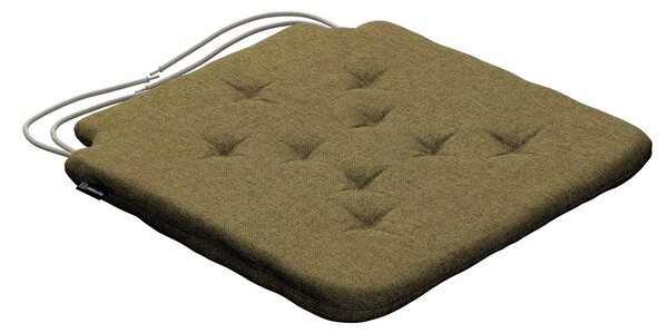 Poduszka na krzesło Olek kolor zielony tkanina strukturalna