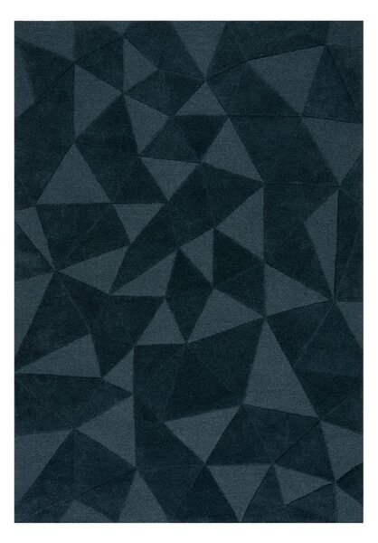 Zielononiebieski wełniany dywan tkany ręcznie 120x170 cm Shard Teal – Flair Rugs