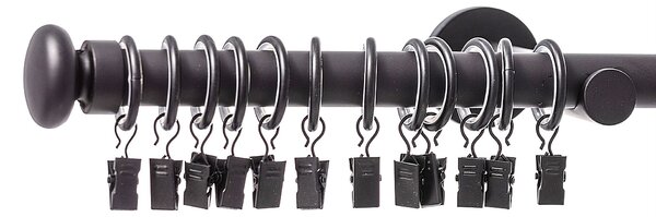 Karnisz pojedynczy Modern black matt 160cm