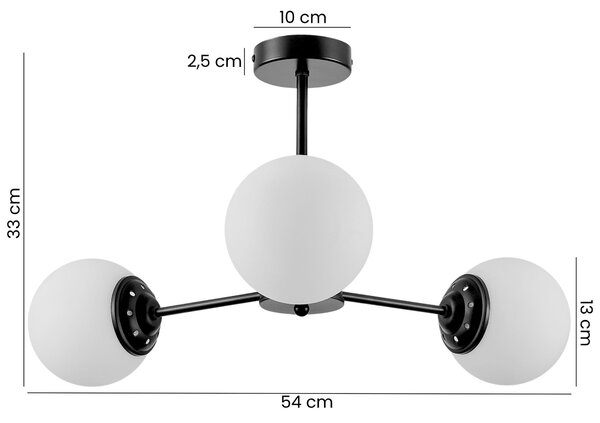 NOWOCZESNA LAMPA WISZĄCA CZARNA FINO RING W3