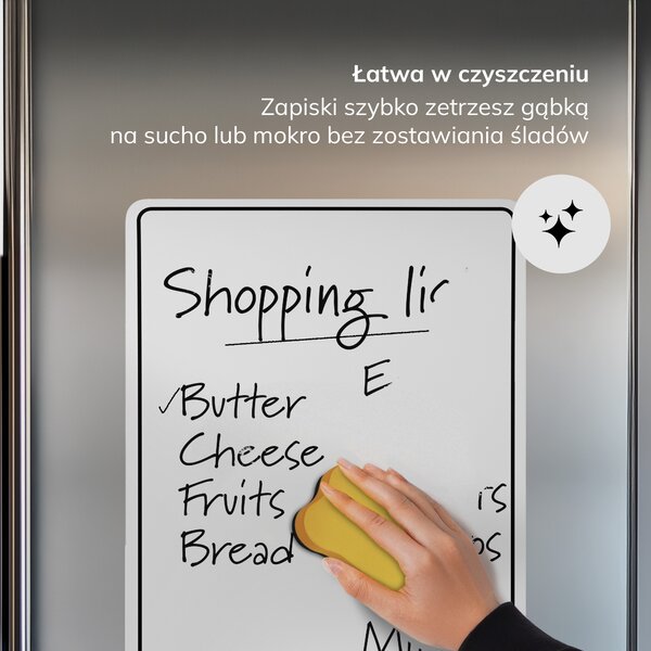 Flipchart magnetyczny duży, 400x800 mm, zestaw 2 szt: MAGNETO