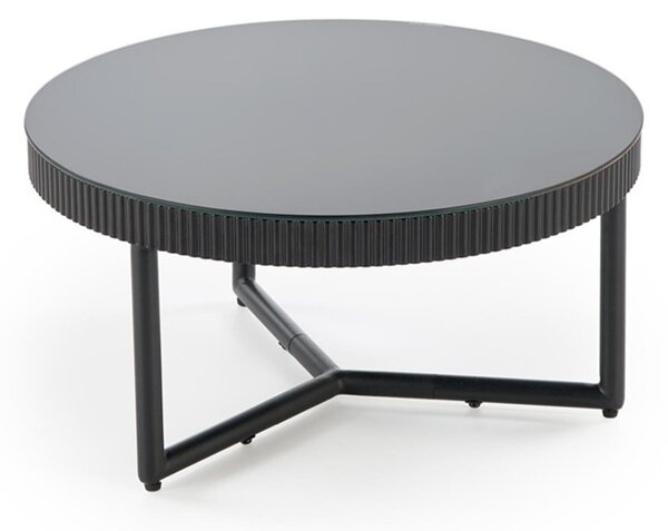 Kompaktowa ława do salonu 60 cm czerń | Umeblowana.com