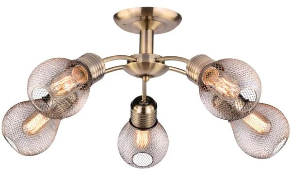 Industrialna lampa sufitowa pięcioramienna - K535 T4-F44
