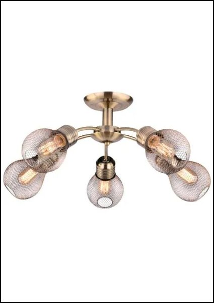 Industrialna lampa sufitowa pięcioramienna - K535 T4-F44