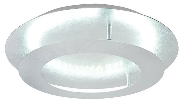 Srebrny okrągły plafon sufitowy LED 40 cm - D157 A2-F25